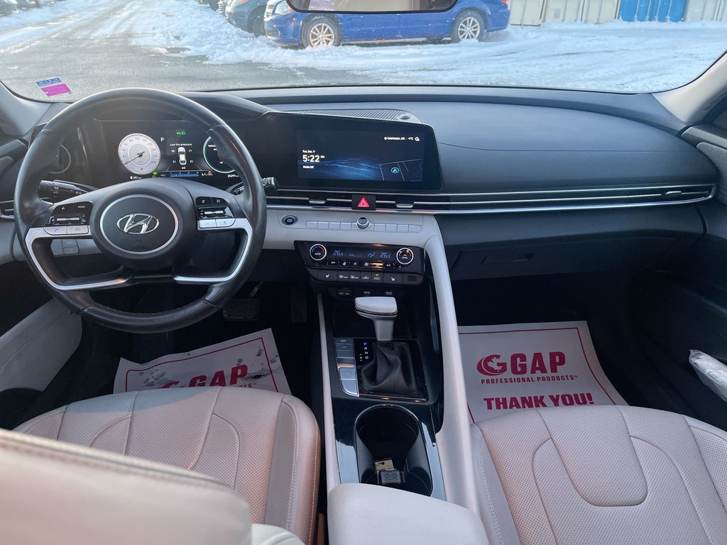 2023 Hyundai ELANTRA HYBRID Luxury | Leather | Roof | Cam | USB | HtdWheel in Saint John, New Brunswick - 16 - w1024h768px