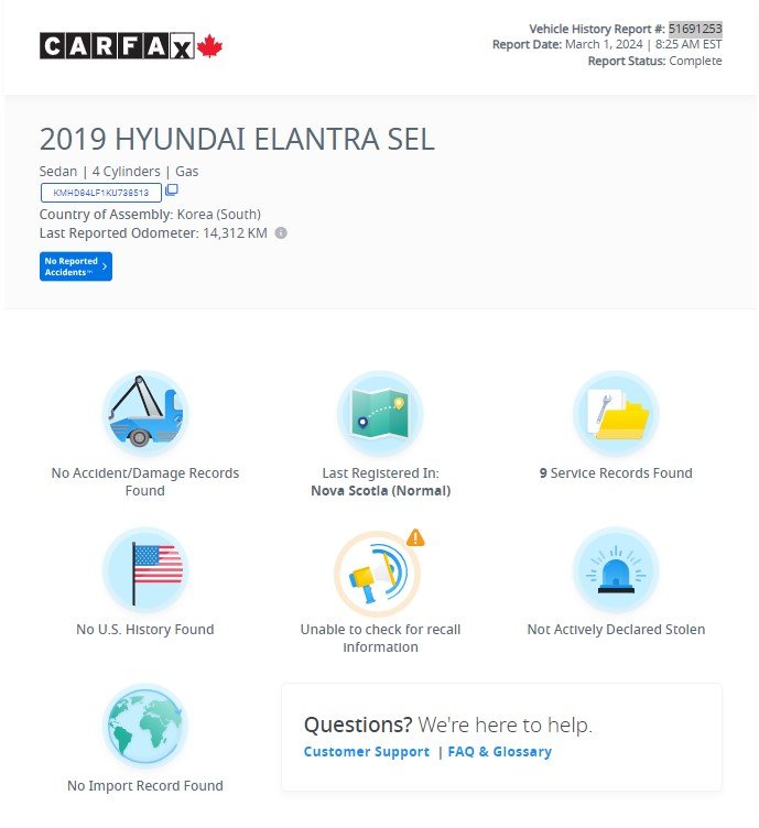 2019  Elantra Preferred | Cam | USB | HtdWheel | Bluetooth in Saint John, New Brunswick - 35 - w1024h768px