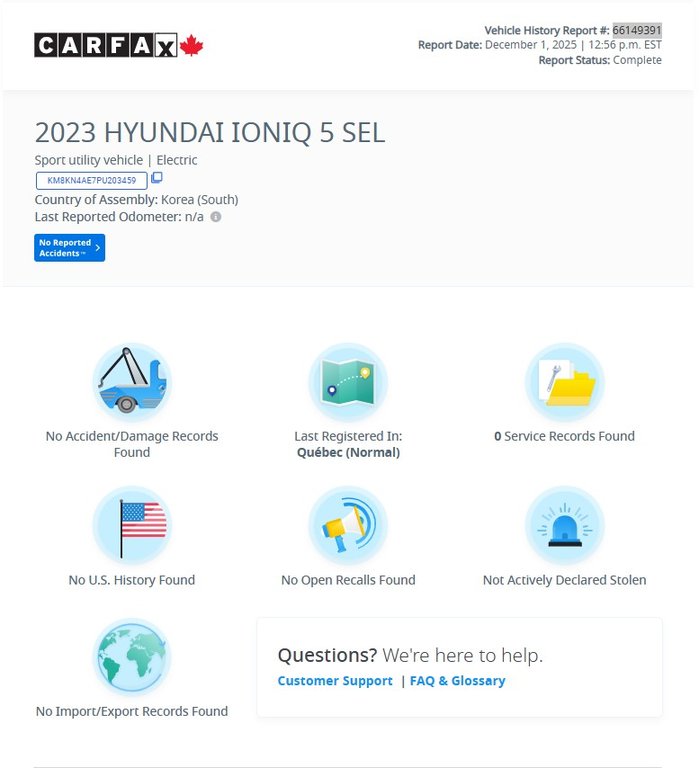 Hyundai IONIQ 5 Preferred | Cam | USB | HtdWheel | 2023 à Saint John, Nouveau-Brunswick - 2 - w1024h768px