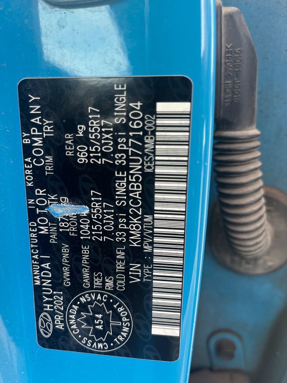 2022 Hyundai Kona in Antigonish, Nova Scotia - 45 - w1024h768px