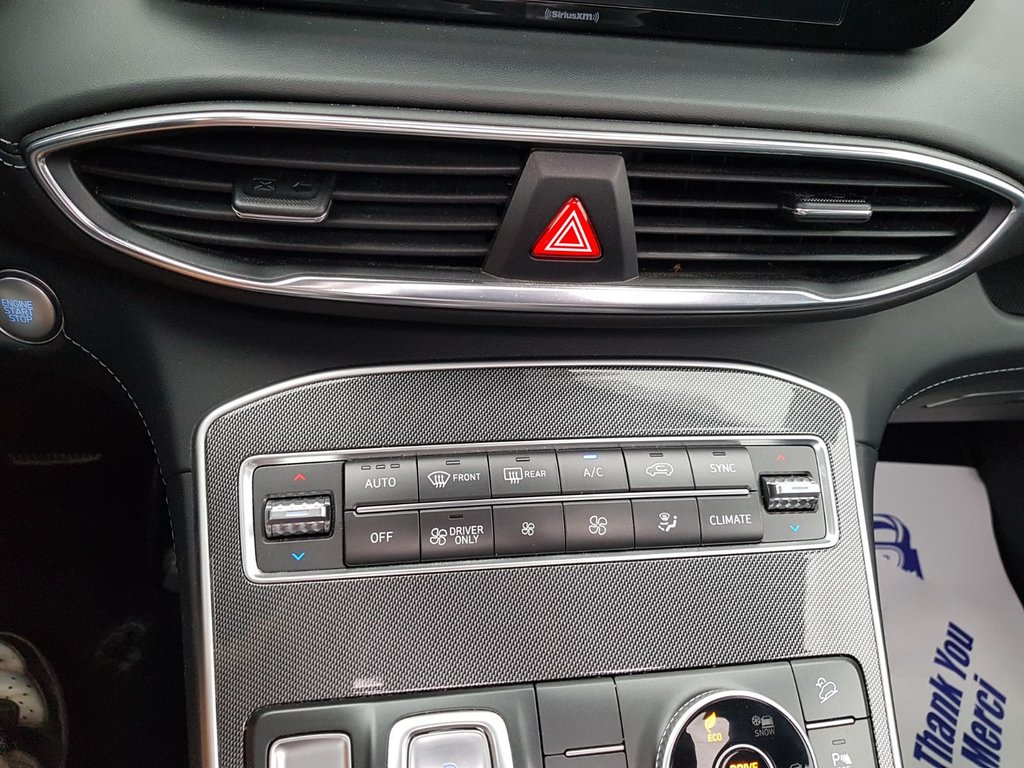 2022 Hyundai Santa Fe Hybrid Luxury Hybrid | Leather | Roof | Cam | USB in Saint John, New Brunswick - 28 - w1024h768px