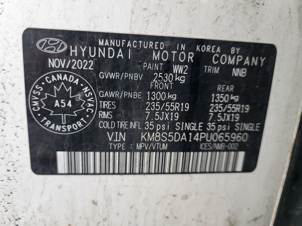 2023 Hyundai Santa Fe Hybrid in Antigonish, Nova Scotia - 71 - w1024h768px