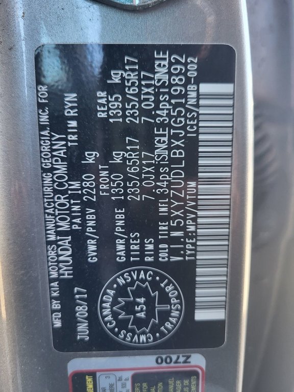 2018 Hyundai Santa Fe Sport in Antigonish, Nova Scotia - 59 - w1024h768px
