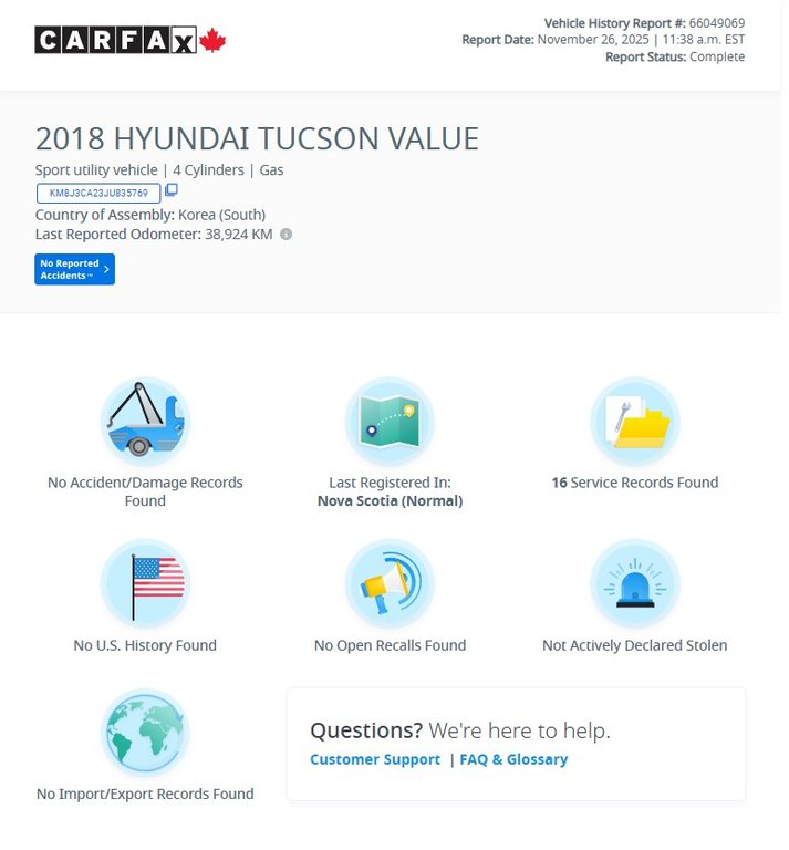 2018 Hyundai Tucson Ultimate | Leather | Roof | Nav | Cam | USB in Saint John, New Brunswick - 2 - w1024h768px