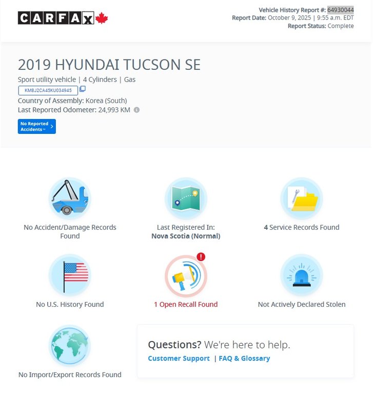 Hyundai Tucson Essential | Cam | USB | HtdSeats | Bluetooth 2019 à Saint John, Nouveau-Brunswick - 2 - w1024h768px