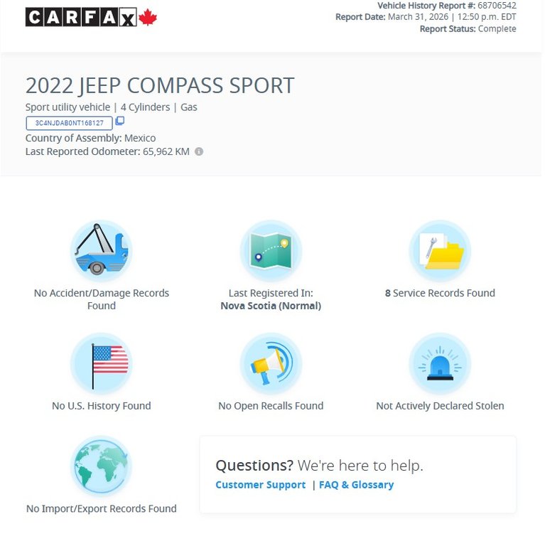 2022 Jeep Compass in Antigonish, Nova Scotia - 2 - w1024h768px