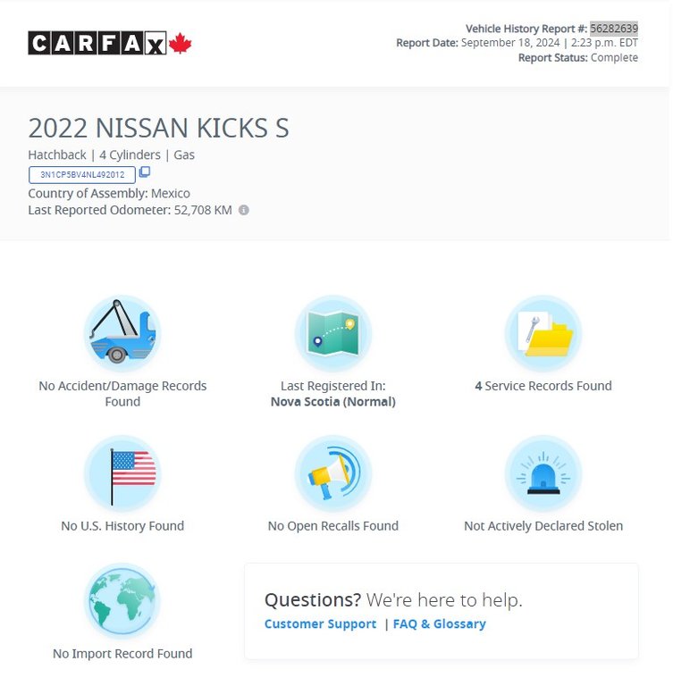 2022  KICKS S | Cam | USB | Bluetooth | Warranty to 2027 in Saint John, New Brunswick - 58 - w1024h768px