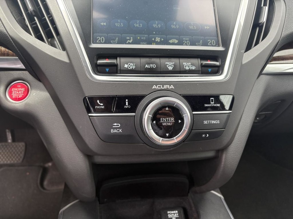 Acura MDX SH-AWD NO ACCIDENT I LEATHER I SUNROOF I MAGS I HEATED SEATS I CAMERA I STARTER  I MAGS 2018 à Montréal, Québec - 12 - w1024h768px