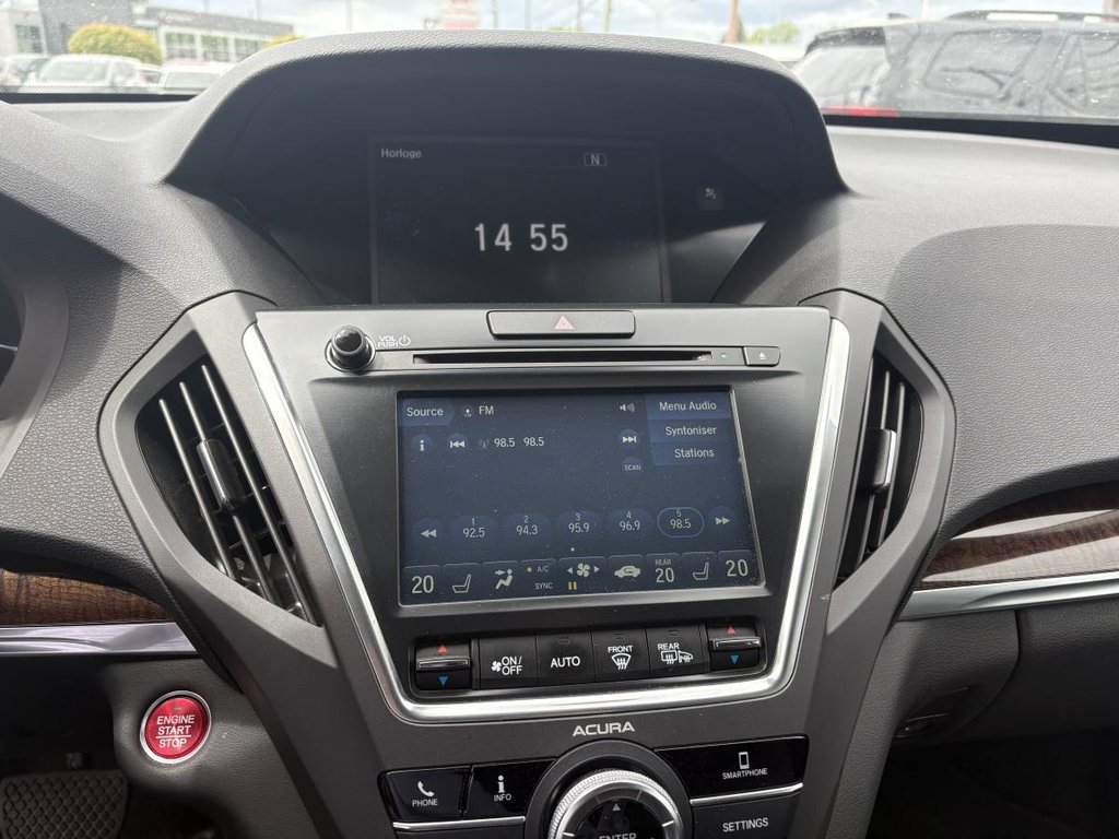 Acura MDX SH-AWD NO ACCIDENT I LEATHER I SUNROOF I MAGS I HEATED SEATS I CAMERA I STARTER  I MAGS 2018 à Montréal, Québec - 11 - w1024h768px