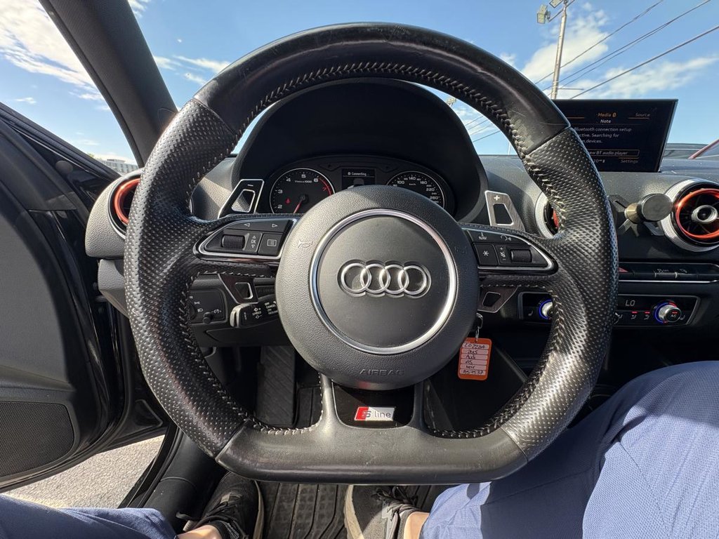 2015 Audi A3 2.0T Progressiv quattro I S LINE I LEATHER I SUNROOF I MAGS I BLUETOOTH in Montréal, Quebec - 8 - w1024h768px