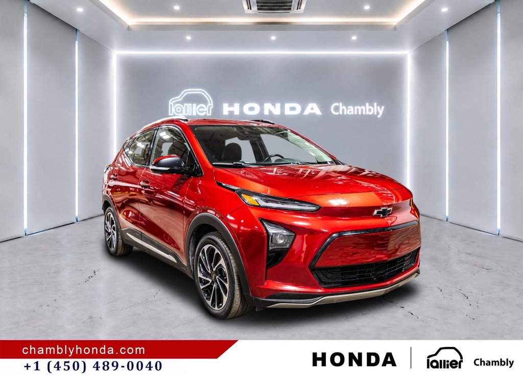 2023 Chevrolet Bolt EUV Premier CARPLAY I HEATED SEATS AND STEERING WHEEL I LEATHER I LEATHER I ACTIVE SECURITY in Montréal, Quebec - 9 - w1024h768px