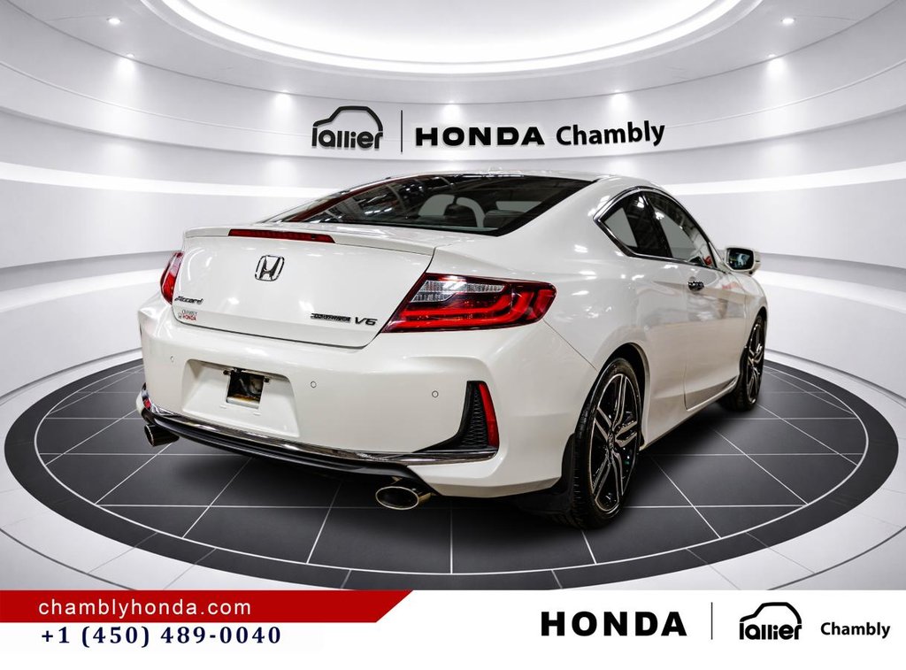2017 Honda Accord Coupe Touring V6 Automatic Coupe I 104,000 KM I EXCEPTIONAL CAR I MINT CONDITION in Montréal, Quebec - 7 - w1024h768px