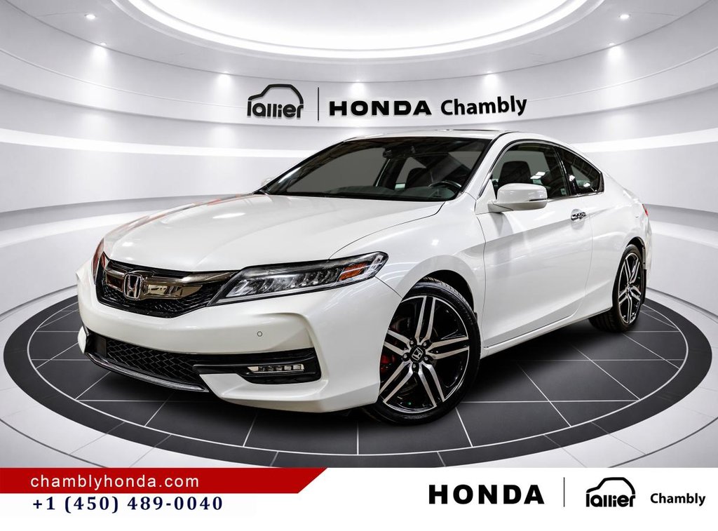 2017 Honda Accord Coupe Touring V6 Automatic Coupe I 104,000 KM I EXCEPTIONAL CAR I MINT CONDITION in Montréal, Quebec - 1 - w1024h768px