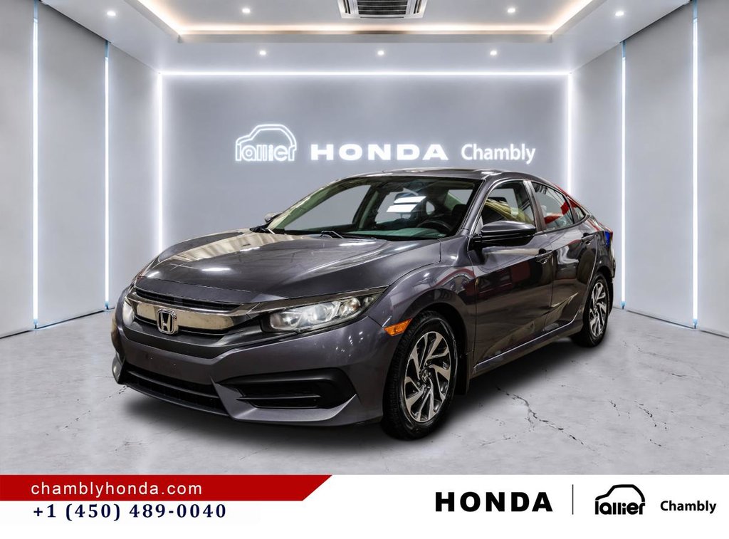 2016 Honda Civic EX SUNROOG I MAGS I CARPLAY I HEATED SEATS I STARTER I CAMERA in Montréal, Quebec - 3 - w1024h768px