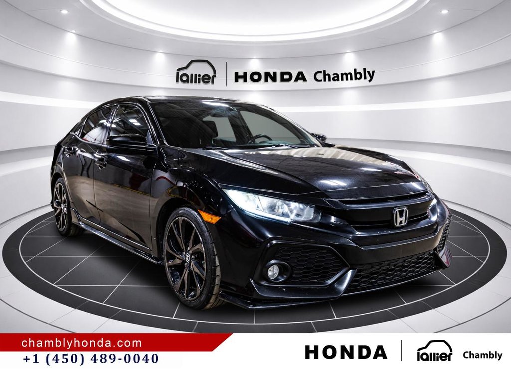 Honda Civic Sport Hatchback I MANUAL TRANSMISSION!!!!! SUNROOF I MAGS I CARPLAY I HEATED SEATS I CAMERA 2017 à Montréal, Québec - 9 - w1024h768px