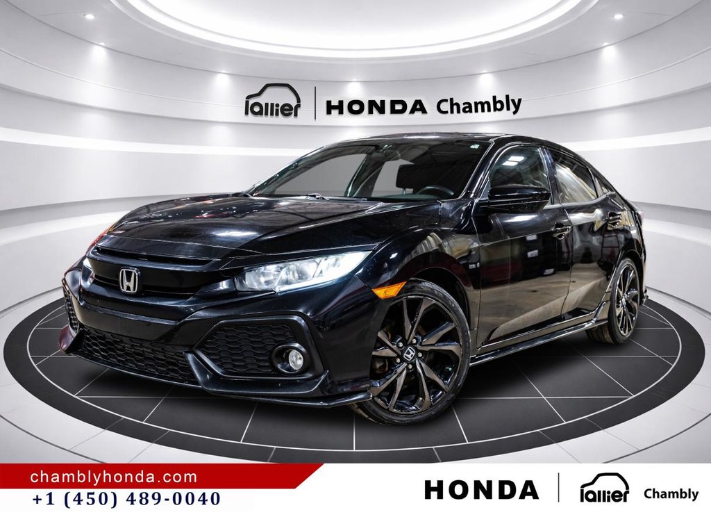 Honda Civic Sport Hatchback I MANUAL TRANSMISSION!!!!! SUNROOF I MAGS I CARPLAY I HEATED SEATS I CAMERA 2017 à Montréal, Québec - 1 - w1024h768px