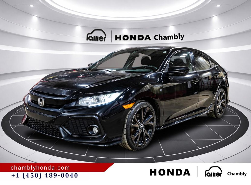 Honda Civic Sport Hatchback I MANUAL TRANSMISSION!!!!! SUNROOF I MAGS I CARPLAY I HEATED SEATS I CAMERA 2017 à Montréal, Québec - 3 - w1024h768px