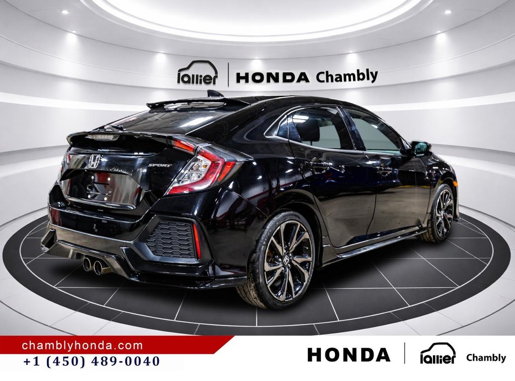 Honda Civic Sport Hatchback I MANUAL TRANSMISSION!!!!! SUNROOF I MAGS I CARPLAY I HEATED SEATS I CAMERA 2017 à Montréal, Québec - 7 - w1024h768px