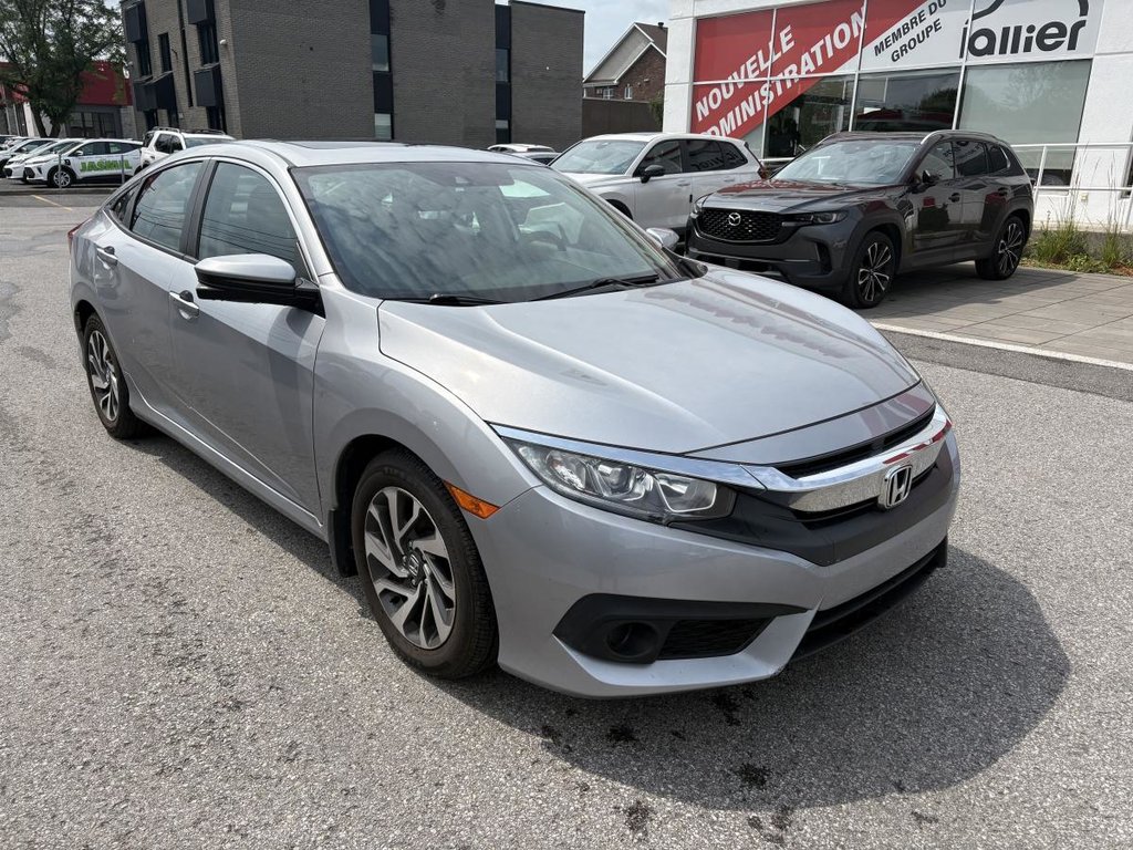 2017 Honda Civic EX 6,000 KM I SUNROOF I MAGS I STARTER I CARPLAY I HEATED SEATS I  ACTIVE SECURITY in Montréal, Quebec - 2 - w1024h768px