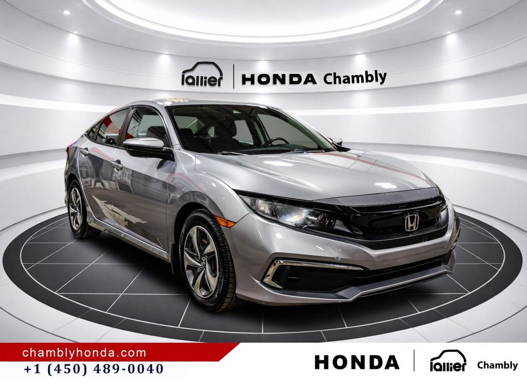 2019 Honda Civic LX 50,000 KM ONLY I CARPLAY I HEATED SEATS I BLUETOOTH I CAMERA I ACTIVE SECURITY in Montréal, Quebec - 9 - w1024h768px