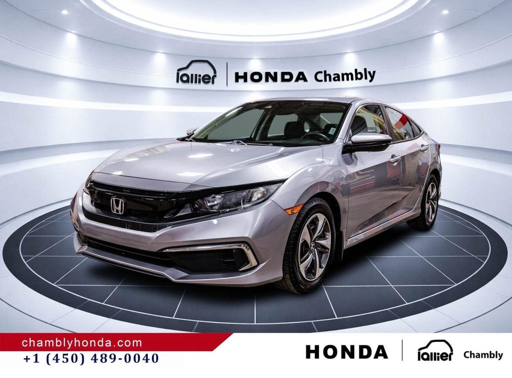 2019 Honda Civic LX 50,000 KM ONLY I CARPLAY I HEATED SEATS I BLUETOOTH I CAMERA I ACTIVE SECURITY in Montréal, Quebec - 2 - w1024h768px