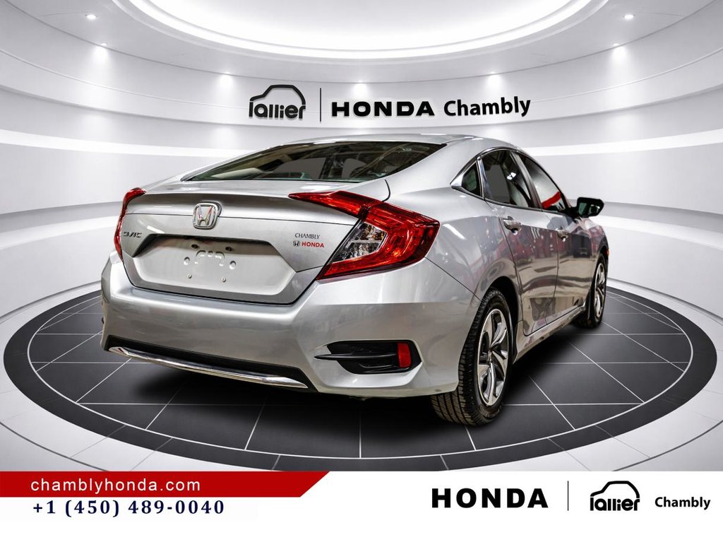 2019 Honda Civic LX 50,000 KM ONLY I CARPLAY I HEATED SEATS I BLUETOOTH I CAMERA I ACTIVE SECURITY in Montréal, Quebec - 7 - w1024h768px