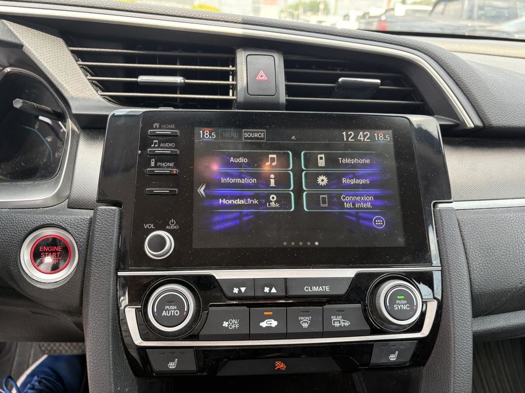 2019 Honda Civic EX I MAGS I SUNROOF I HEATED SEATS I CARPLAY I STARTER I CAMERA I ACTIVE SECURITY in Montréal, Quebec - 8 - w1024h768px