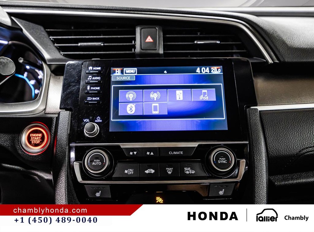 Honda Civic EX  CARPLAY I SUNROOF I MAGS I STARTER I HEATED SEATS I CAMERA I ACTIVE SECURITY 2020 à Montréal, Québec - 25 - w1024h768px