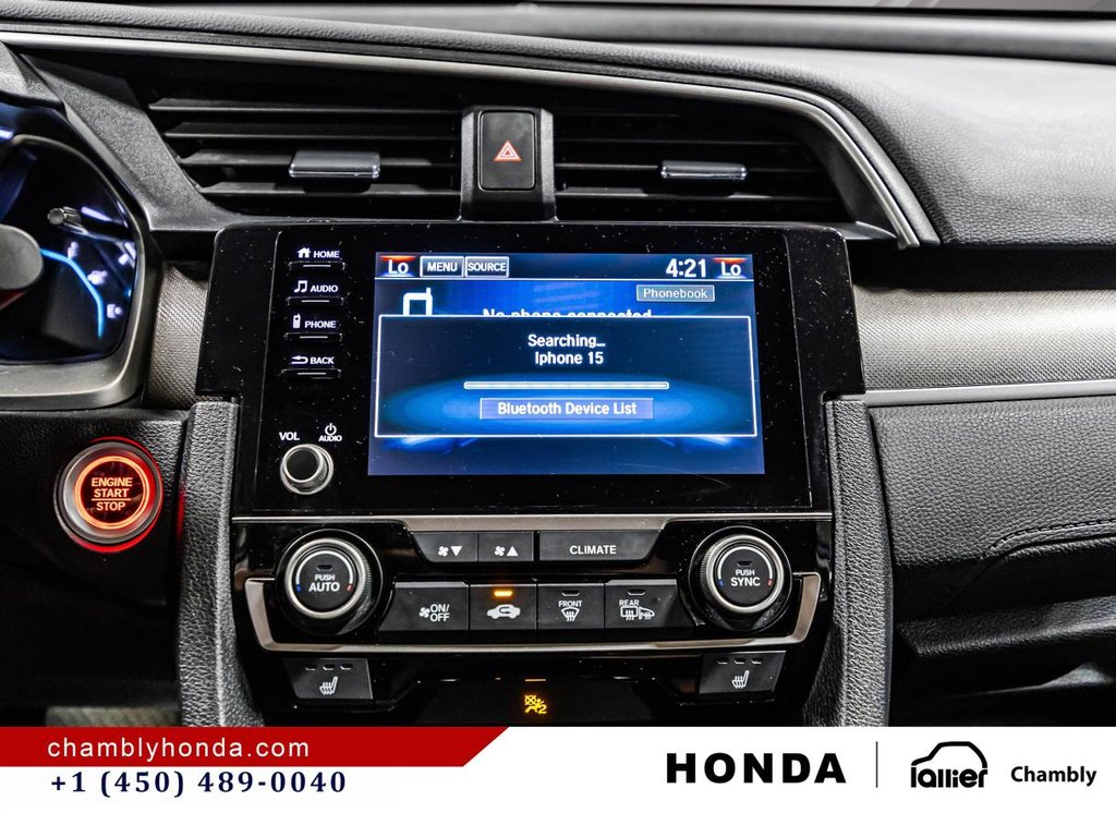 Honda Civic EX I MAGS I SUNROOF I CARPLAY I STARTER I HEATED SEATS I ACTIVE SECURITY 2020 à Montréal, Québec - 25 - w1024h768px