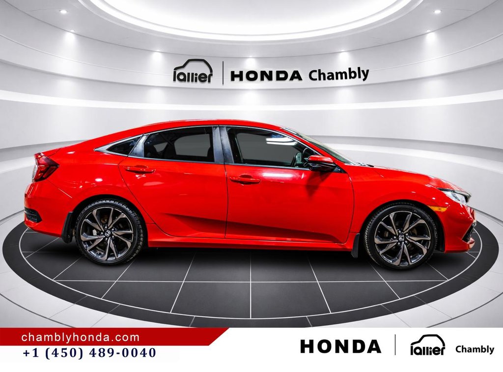 2020 Honda Civic Sport  SUNROOF I MAGS I CARPLAY I HEATED SEATS I STARTER I ACTIVGE SECURITY in Montréal, Quebec - 8 - w1024h768px