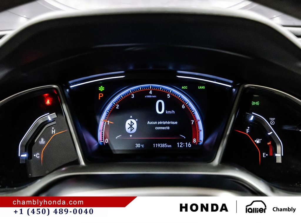 2020 Honda Civic Sport  SUNROOF I MAGS I CARPLAY I HEATED SEATS I STARTER I ACTIVGE SECURITY in Montréal, Quebec - 23 - w1024h768px
