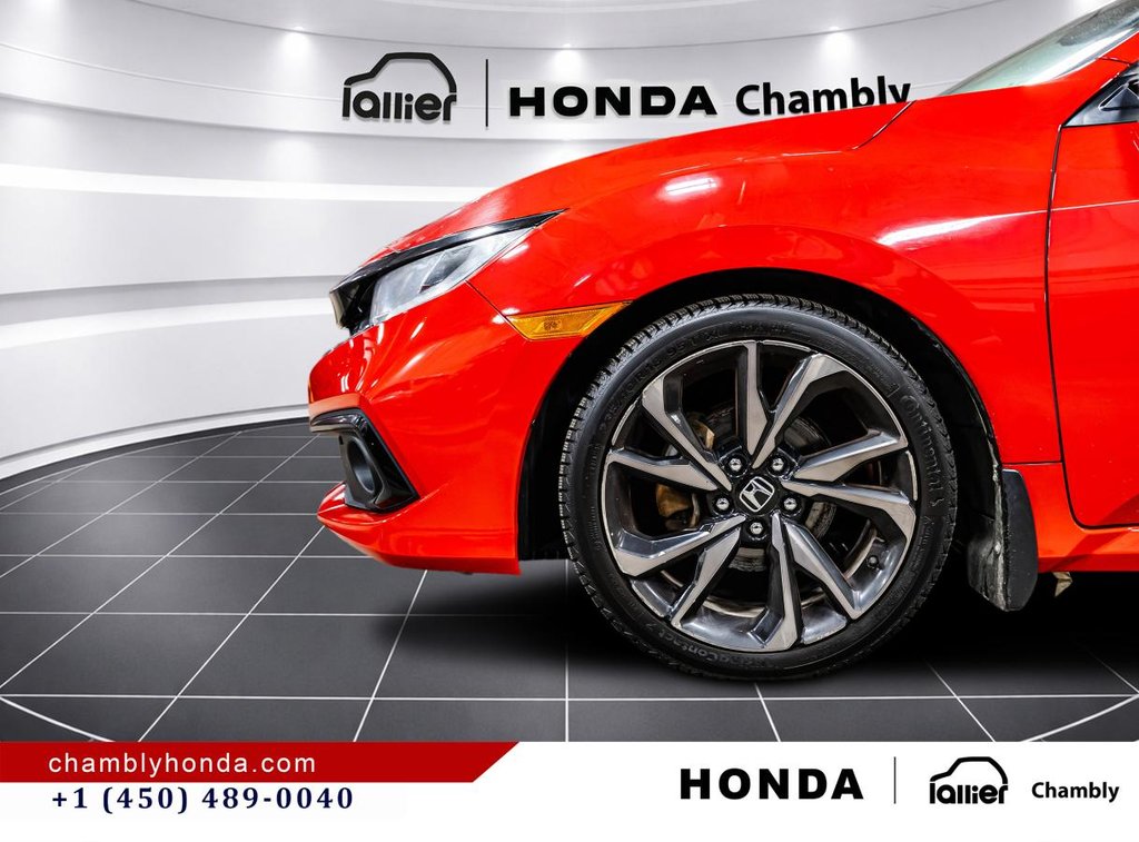 2020 Honda Civic Sport  SUNROOF I MAGS I CARPLAY I HEATED SEATS I STARTER I ACTIVGE SECURITY in Montréal, Quebec - 10 - w1024h768px