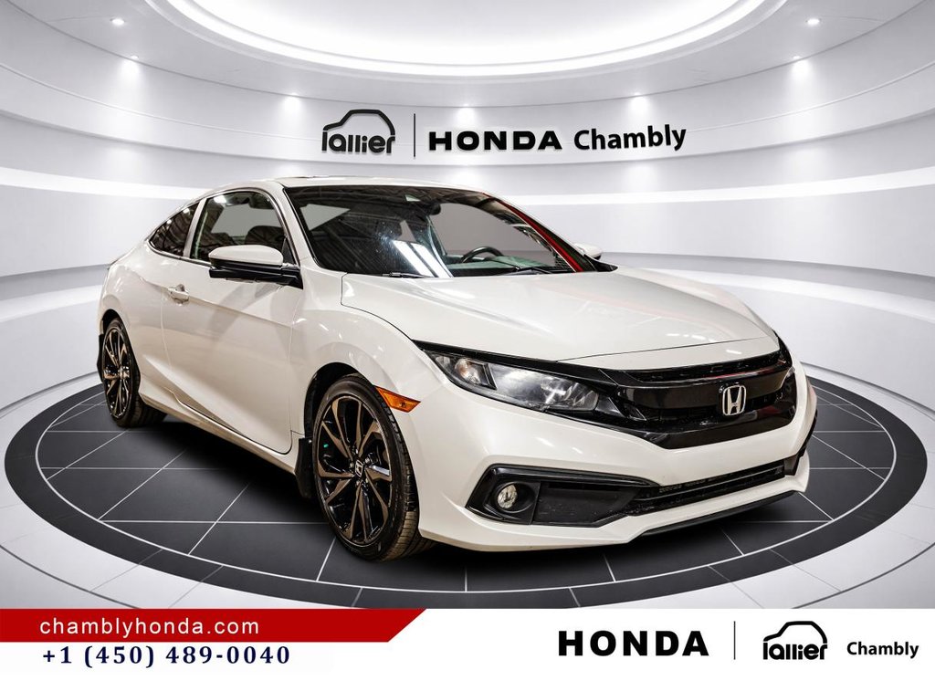 2020 Honda Civic Sport Manual Coupe I LAST YEAR OF THE CIVIC COUPE I CARPLAY I MAGS I SUNROOF I HEATED SEATS in Montréal, Quebec - 9 - w1024h768px