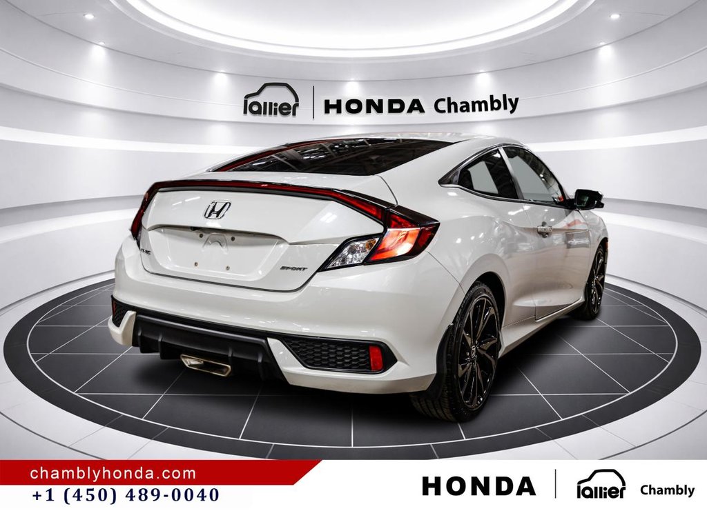 2020 Honda Civic Sport Manual Coupe I LAST YEAR OF THE CIVIC COUPE I CARPLAY I MAGS I SUNROOF I HEATED SEATS in Montréal, Quebec - 7 - w1024h768px