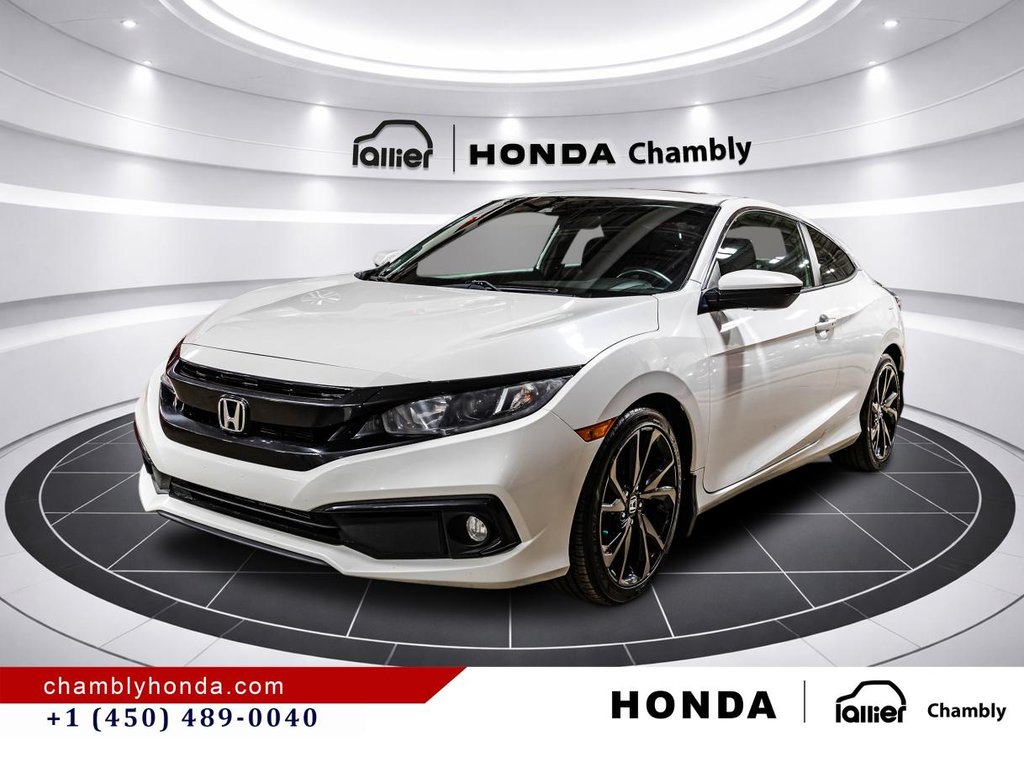 2020 Honda Civic Sport Manual Coupe I LAST YEAR OF THE CIVIC COUPE I CARPLAY I MAGS I SUNROOF I HEATED SEATS in Montréal, Quebec - 3 - w1024h768px
