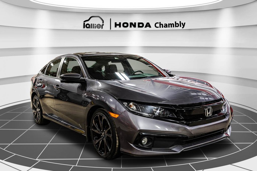 Honda Civic EX I A PORT FOR THE PRICE OF AN EX I NO ACCIDENT I ONE OWNER I SUNROOF I MAGS I  CARPLAY I 2021 à Montréal, Québec - 9 - w1024h768px