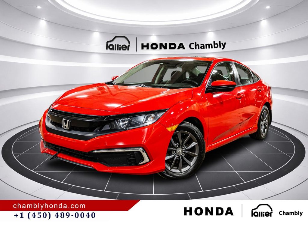Honda Civic EX CARPLAY I SUNROOF I MAGS I STARTER I HEATED SEATS I ACTIVE SECURITY 2021 à Montréal, Québec - 1 - w1024h768px
