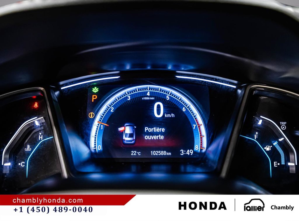 2021 Honda Civic EX I SUNROOF I MAGS I STERTATER I HEATED SEATS I CARPLAY I ACTIVE SECURITY in Montréal, Quebec - 24 - w1024h768px