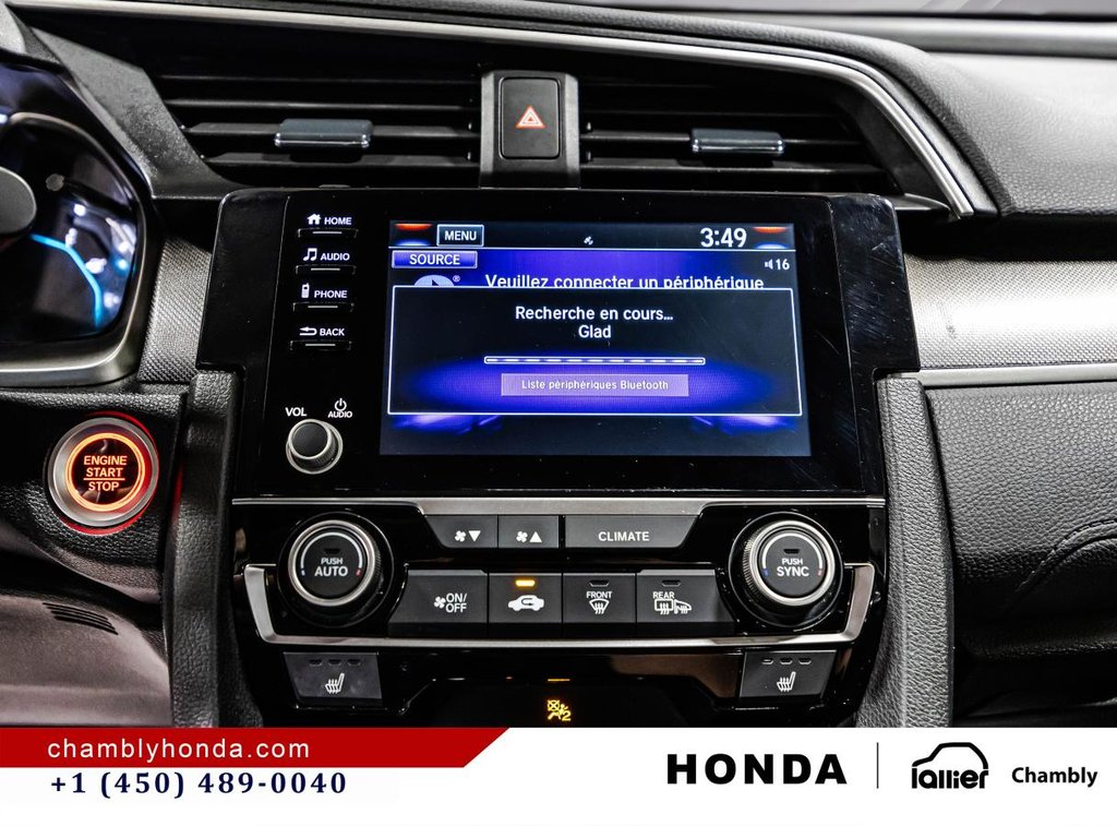 2021 Honda Civic EX I SUNROOF I MAGS I STERTATER I HEATED SEATS I CARPLAY I ACTIVE SECURITY in Montréal, Quebec - 25 - w1024h768px