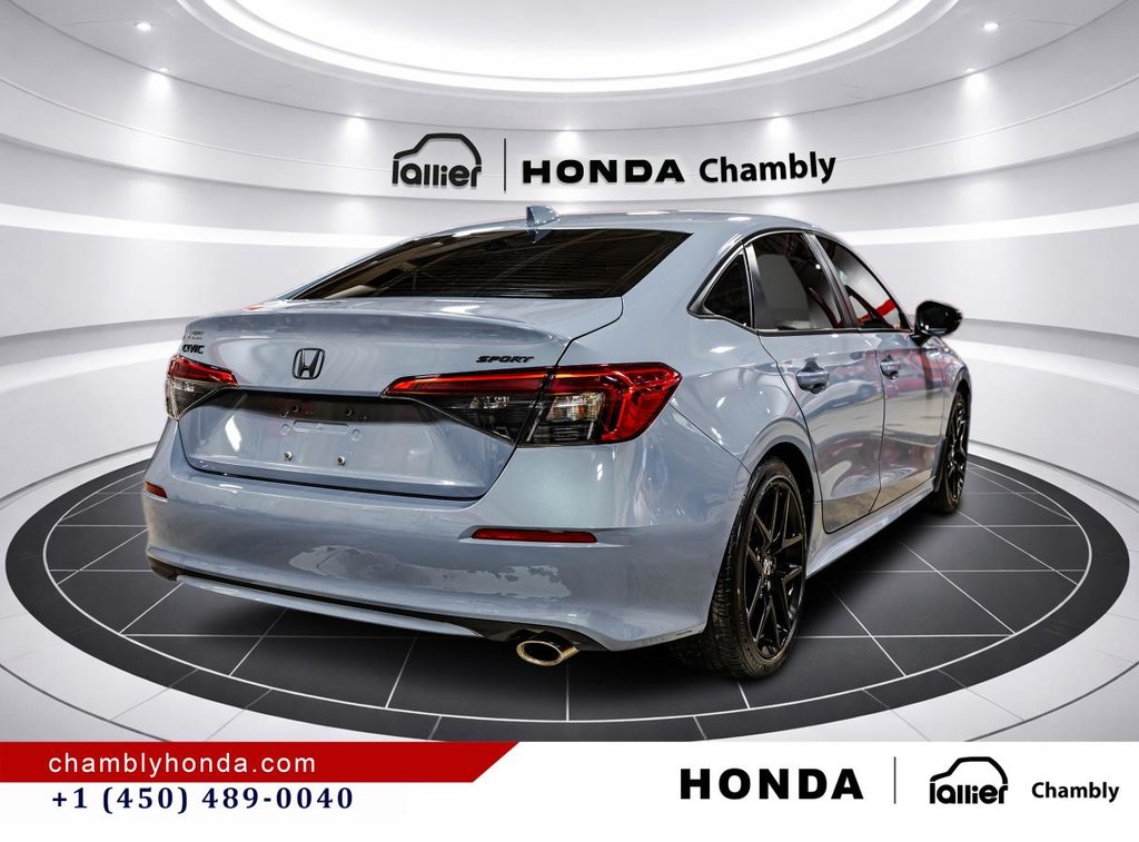 Honda Civic Sport CARPLAY I MAGS I HEATED SEATS I CAMERA I STARTER I ACTIVE SECURITY 2022 à Montréal, Québec - 7 - w1024h768px