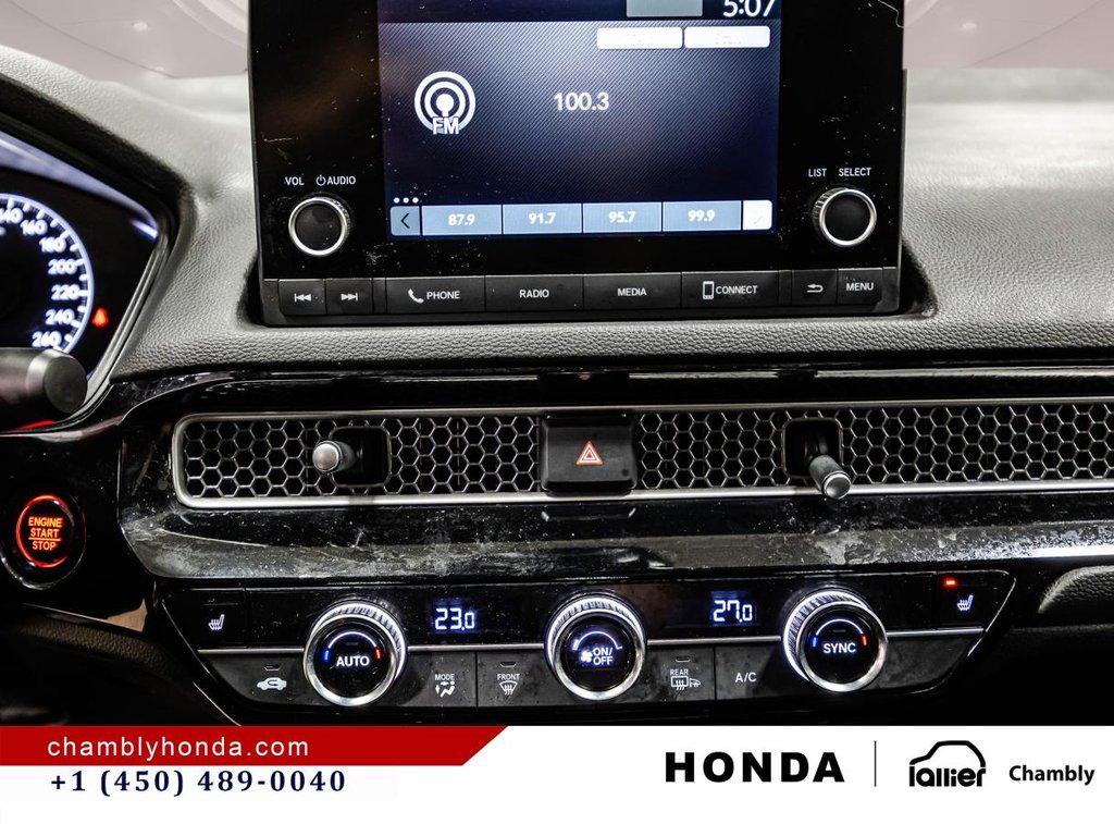 Honda Civic Sport CARPLAY I MAGS I HEATED SEATS I CAMERA I STARTER I ACTIVE SECURITY 2022 à Montréal, Québec - 24 - w1024h768px
