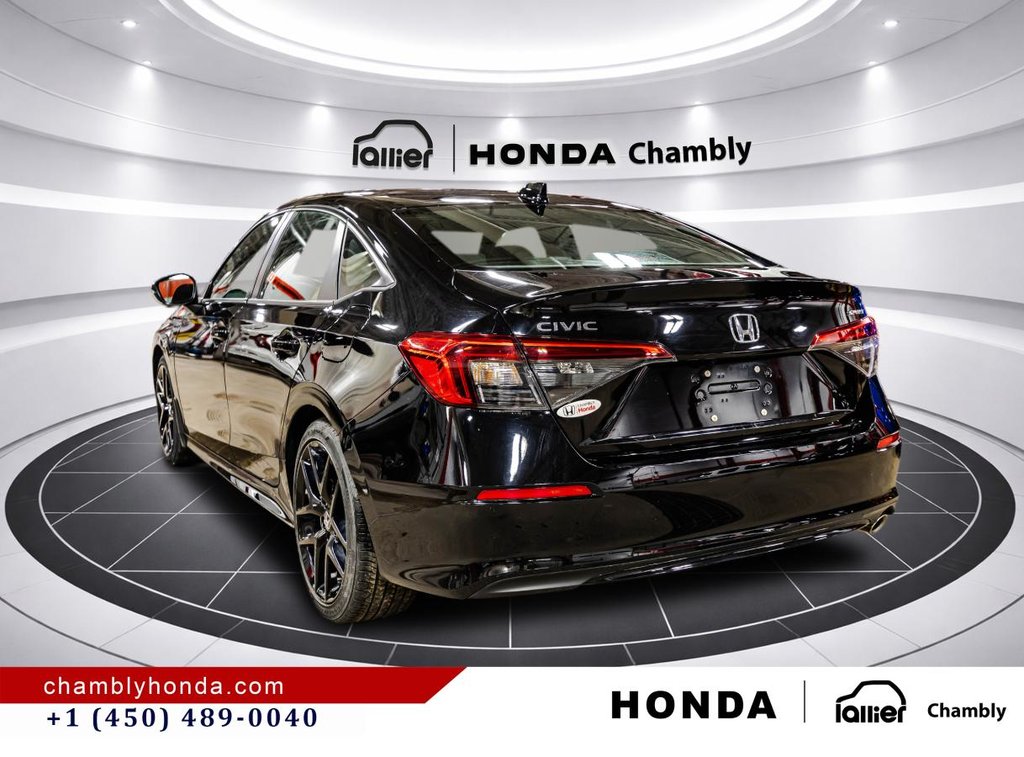 2022 Honda Civic Sport CVT I CAPLAY I SUNROOF I MAGS I STARTER I HEATED SEATS I ACTIVE SECURITY in Montréal, Quebec - 5 - w1024h768px