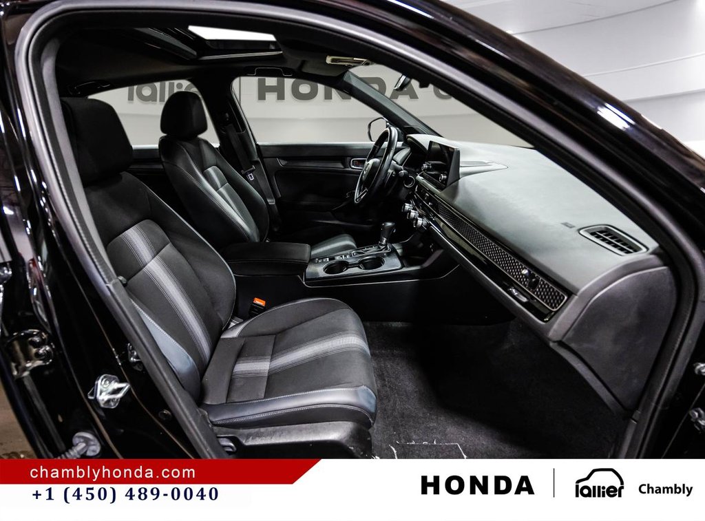 2022 Honda Civic Sport CVT I CAPLAY I SUNROOF I MAGS I STARTER I HEATED SEATS I ACTIVE SECURITY in Montréal, Quebec - 17 - w1024h768px