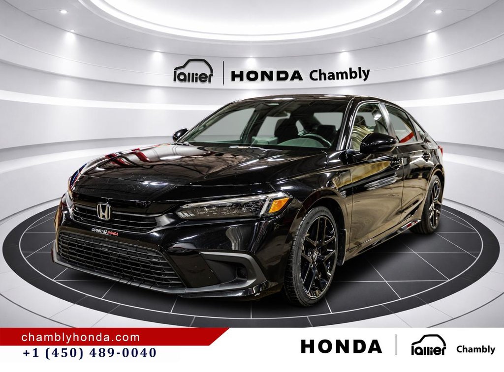 2022 Honda Civic Sport CVT I CAPLAY I SUNROOF I MAGS I STARTER I HEATED SEATS I ACTIVE SECURITY in Montréal, Quebec - 3 - w1024h768px