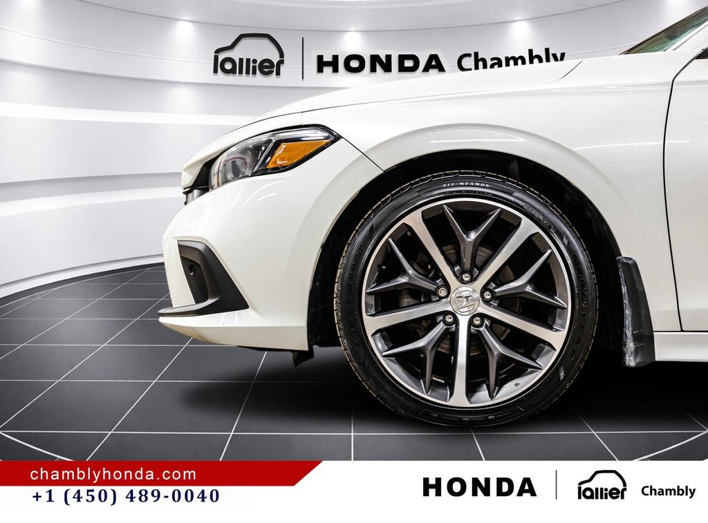 2022 Honda Civic Touring MAGS I SUNROOF I HEATED SEATS & STEERING WHEEL I CARPLAY I ACTIVE SECURITY in Montréal, Quebec - 9 - w1024h768px