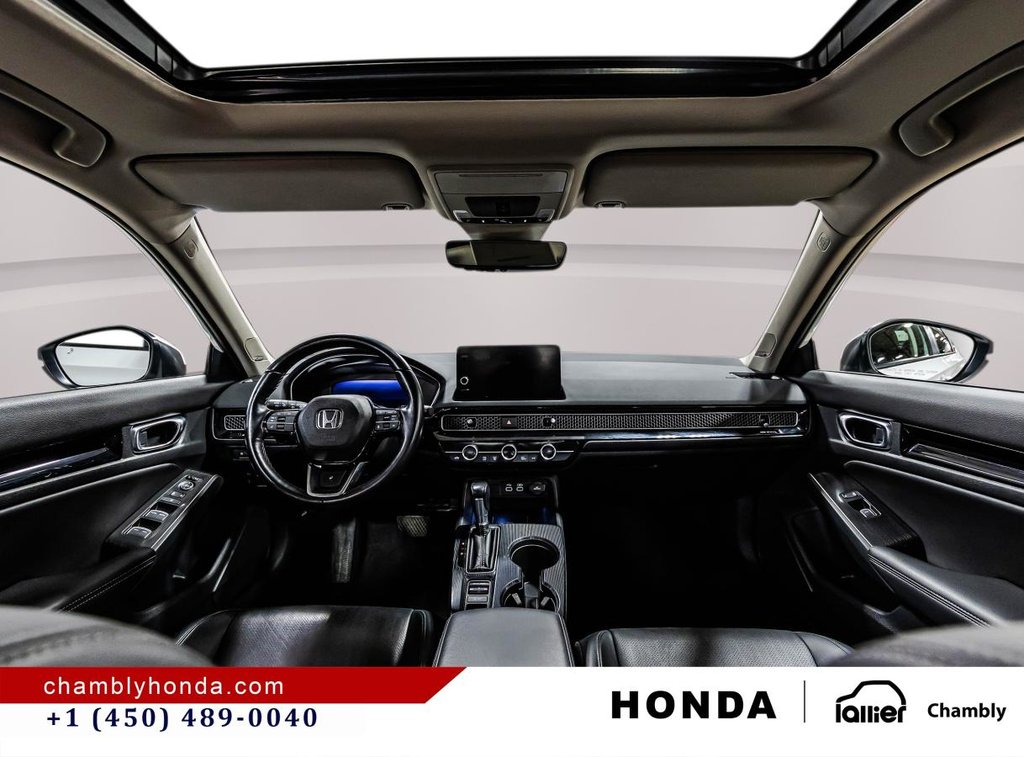 2022 Honda Civic Touring MAGS I SUNROOF I HEATED SEATS & STEERING WHEEL I CARPLAY I ACTIVE SECURITY in Montréal, Quebec - 15 - w1024h768px