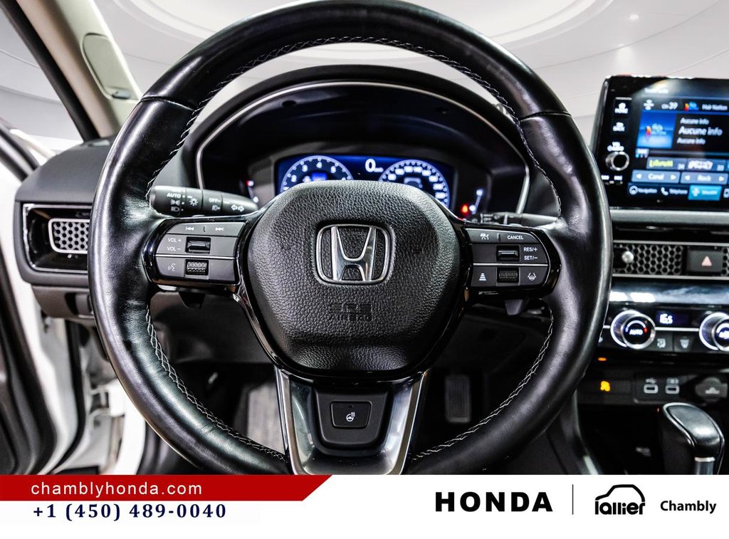 2022 Honda Civic Touring MAGS I SUNROOF I HEATED SEATS & STEERING WHEEL I CARPLAY I ACTIVE SECURITY in Montréal, Quebec - 23 - w1024h768px
