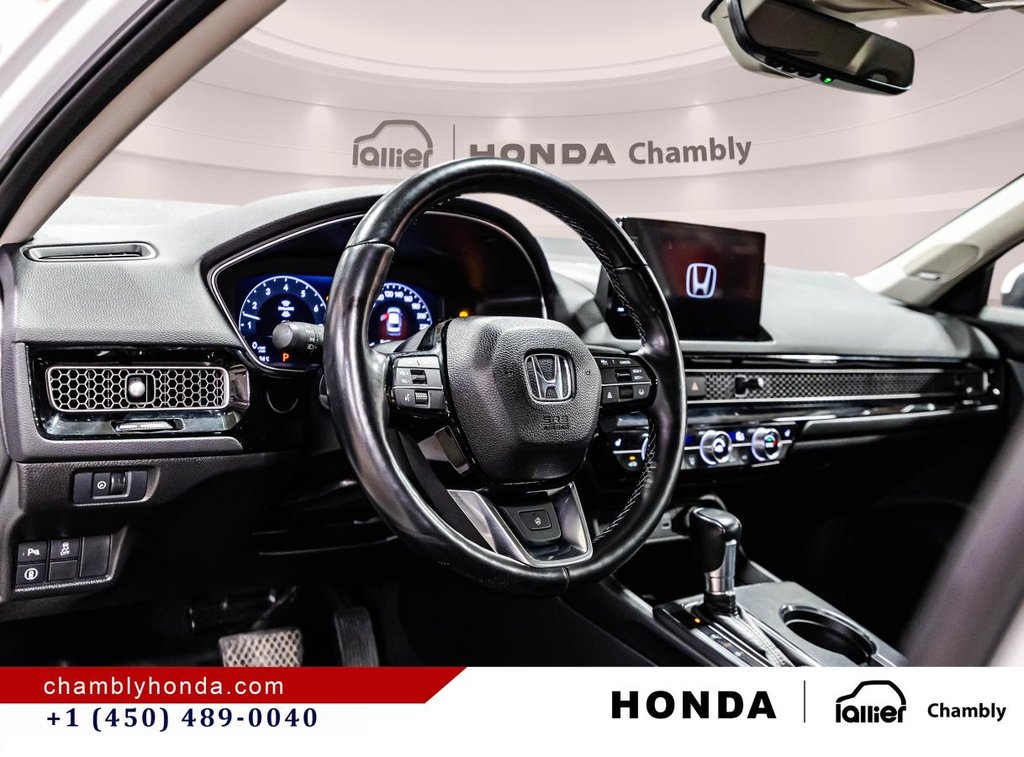 2022 Honda Civic Touring MAGS I SUNROOF I HEATED SEATS & STEERING WHEEL I CARPLAY I ACTIVE SECURITY in Montréal, Quebec - 21 - w1024h768px