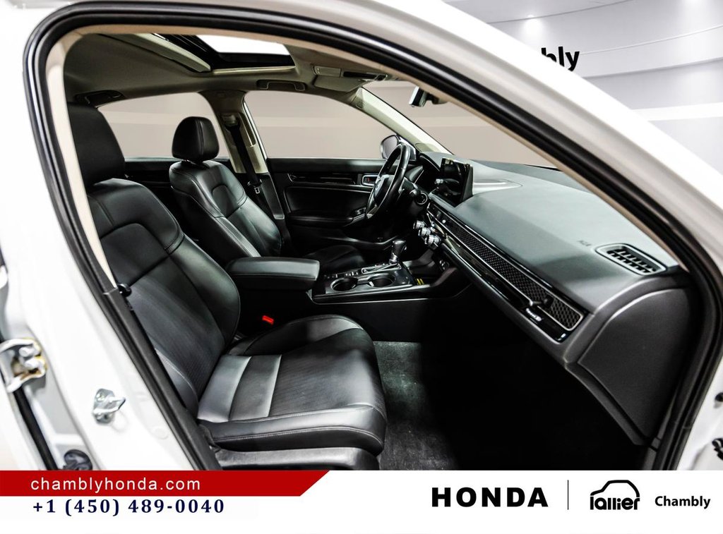 2022 Honda Civic Touring MAGS I SUNROOF I HEATED SEATS & STEERING WHEEL I CARPLAY I ACTIVE SECURITY in Montréal, Quebec - 18 - w1024h768px