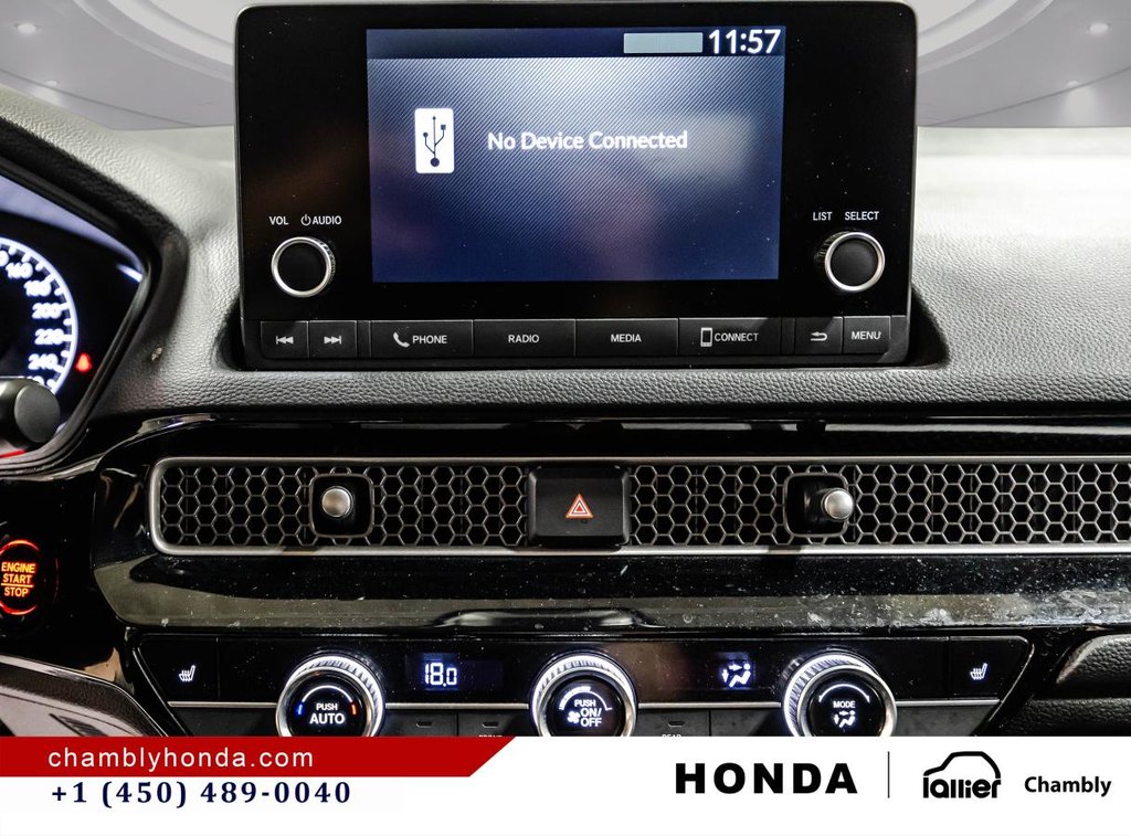 Honda Civic LX  NO ACCIDENT I MAINTENANCE AT HONDA DEALER I HEATED SEATS I CARPLAY I STARTER I ACTIVE SECURITY 2022 à Montréal, Québec - 23 - w1024h768px